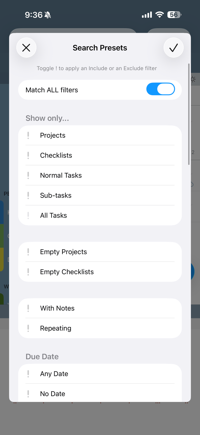 Smart List rule builder