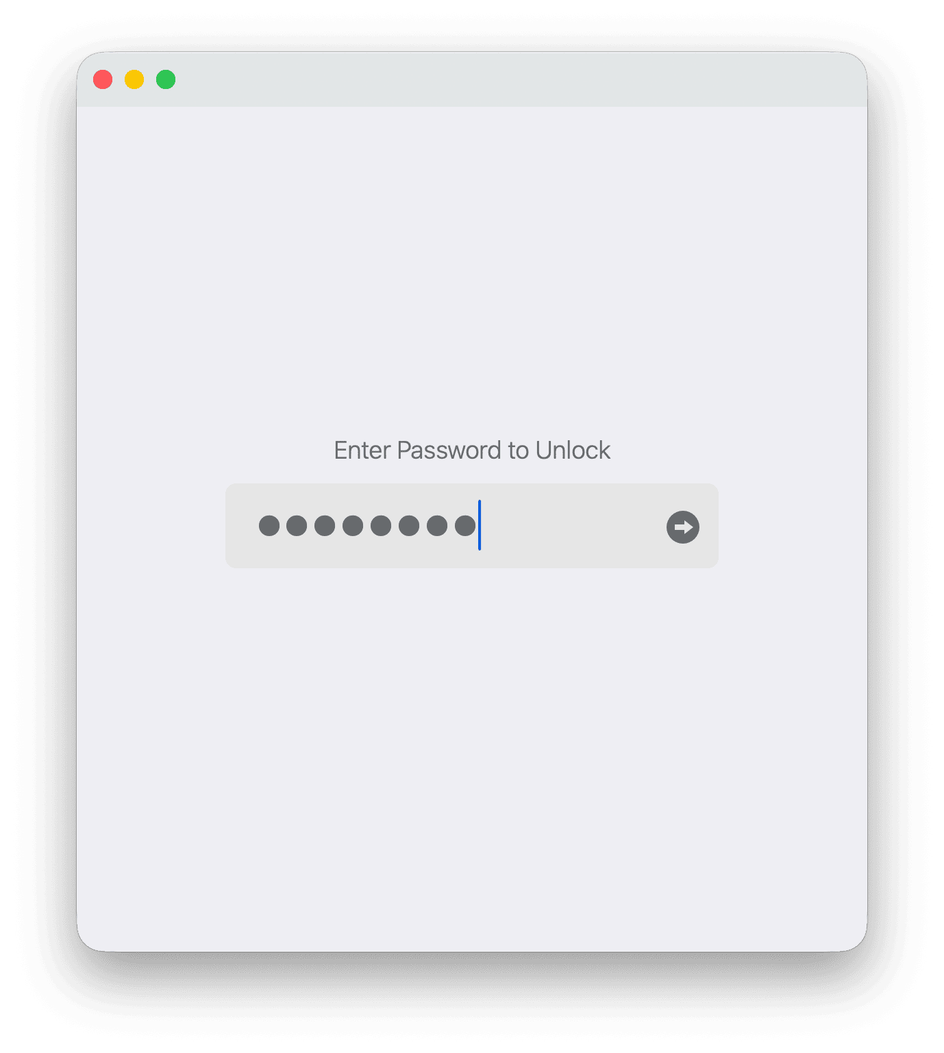 2Do Mac asking for a password before showing a locked list