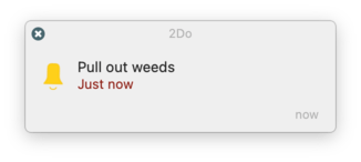 2Do Mac Nag Me alert