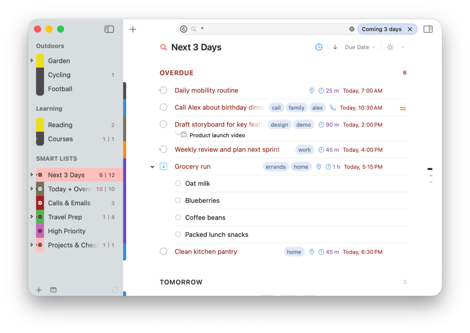 Smart List rule builder